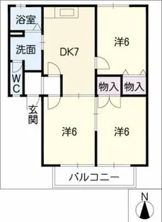 エクセルⅠ【2階】の間取り