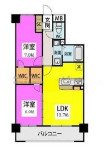 アーテムMGH【2階】の間取り