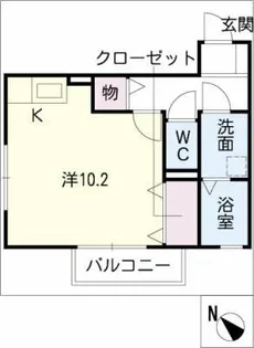 エスト アヴァンセ【2階】の間取り