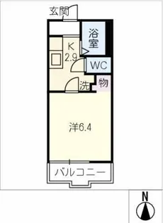 リバーサイドジュネス A棟【2階】の間取り