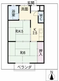 アパートYMD【3階】の間取り