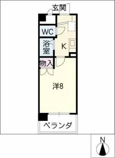 ユーフォニア岩塚【6階】の間取り