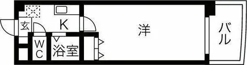 アトレHAYASHI(プリミエール高畑)【6階】の間取り