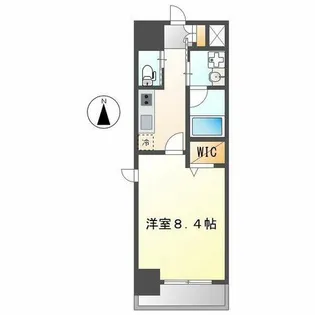 ウルフィエスタ桜山【9階】の間取り