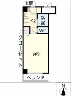 QUEENCITYHISINO【4階】の間取り