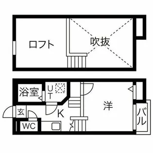 Creo荒子壱番館(クレオ荒子壱番館)【2階】の間取り