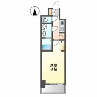 1Kの間取り画像