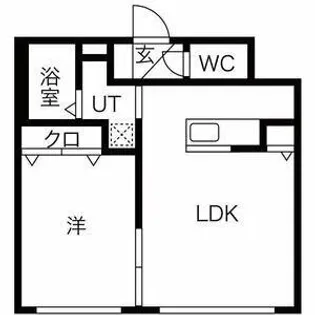 RITZ GRANDE 手稲駅前【206号室】の間取り