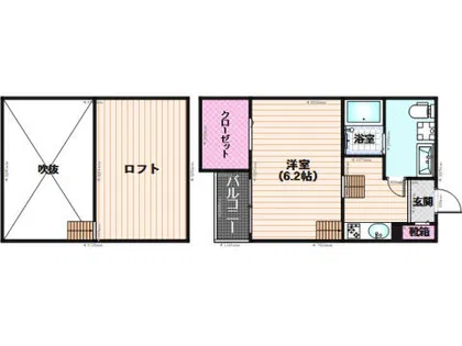 カーサケイ【103号室】の間取り
