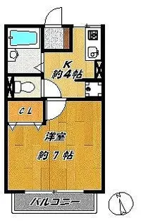 ルミエール池田【2階】の間取り