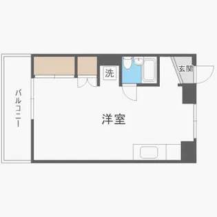 第二地録ビル【205号室】の間取り