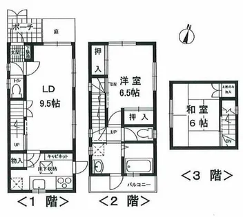 兵庫県神戸市東灘区本山中町3丁目【一戸建】の間取り
