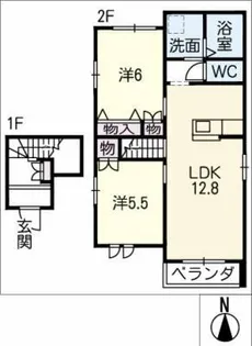 グリシーナ池下【2階】の間取り