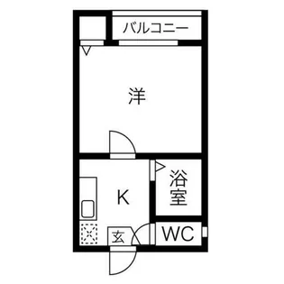 kspace東別院【2階】の間取り
