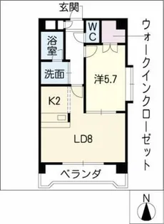 レジェンド21【5階】の間取り