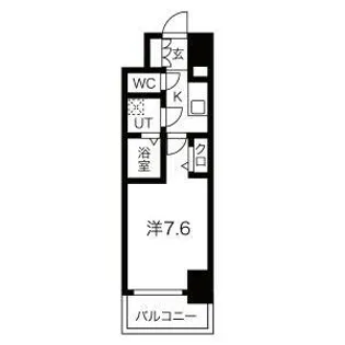 エスリード葵桜通り【12階】の間取り