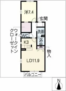 Felice【2階】の間取り