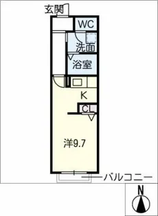 アリエッタ伝馬【1階】の間取り