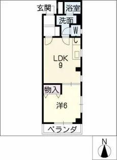 スカイベガ A棟【1階】の間取り