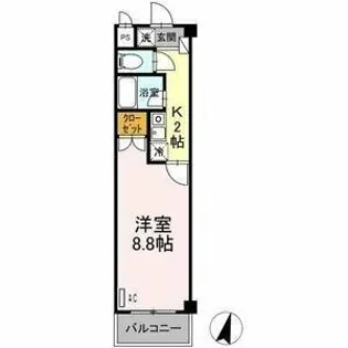 タイムD2【4階】の間取り