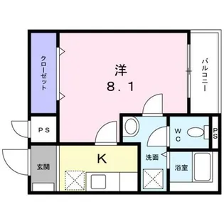 ラフィーネ 葛野【3階】の間取り