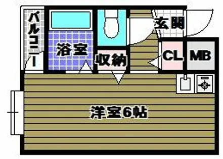 ロイヤルクレイン汐ノ宮【3階】の間取り