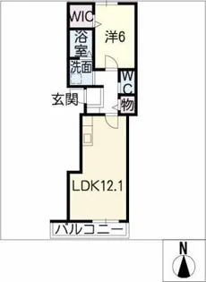 ハイネス・サン【2階】の間取り