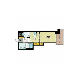インペリアル新神戸【6階】の間取り