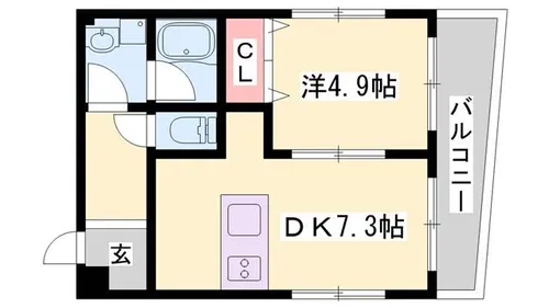 グランメゾンイダ【202号室】の間取り