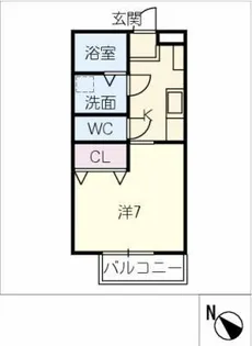 ダイヤモンドヒルズ東浜【1階】の間取り