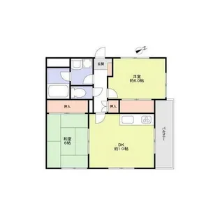 サクシード甲子園【2階】の間取り