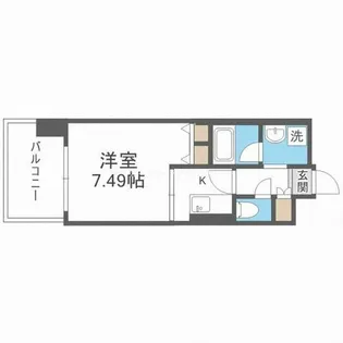 アーバネックス西長堀【14階】の間取り