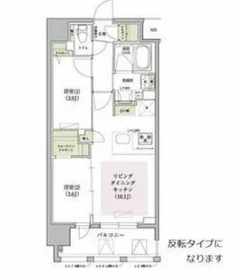 アーバネックス大阪天満宮Ⅱ【5階】の間取り