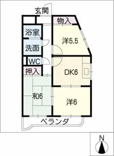グランドール徳川【11階】の間取り