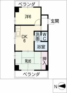 第7加藤ビル【2階】の間取り