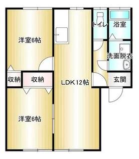 プレザント【201号室】の間取り