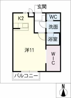 パレスタカミ【2階】の間取り