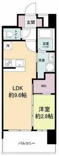 セレニテ難波グランデシュッド【5階】の間取り