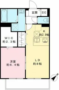 MAISON DE MARINE【102号室】の間取り