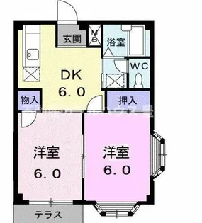 エルディム泉5【1階】の間取り
