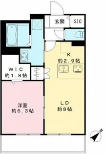 MAISON DE MARINE【2階】の間取り