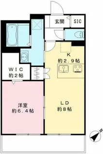 MAISON DE MARINE【305号室】の間取り