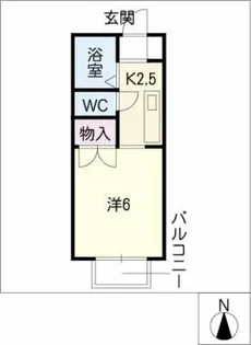 グリーンヒル山手【2階】の間取り