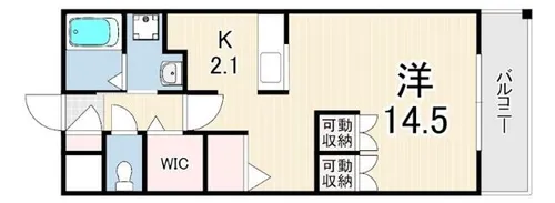 メゾン ナナマツ【3階】の間取り