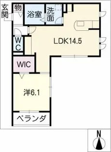 ヘーベル浄心【3階】の間取り