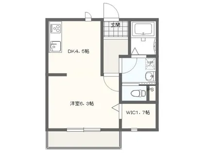 第3アンシックス【2階】の間取り