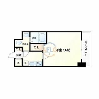 1Kの間取り画像