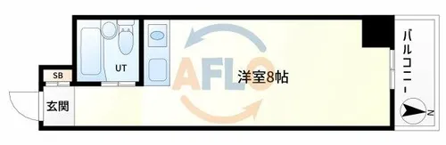 ダイドーメゾン本町【10階】の間取り