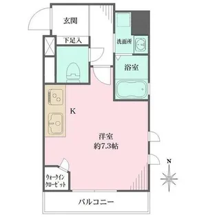 ER COURT王子公園【202号室】の間取り