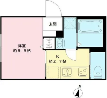 White House【101号室】の間取り